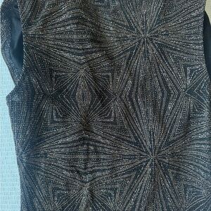 Black and Gold Patterned Dress